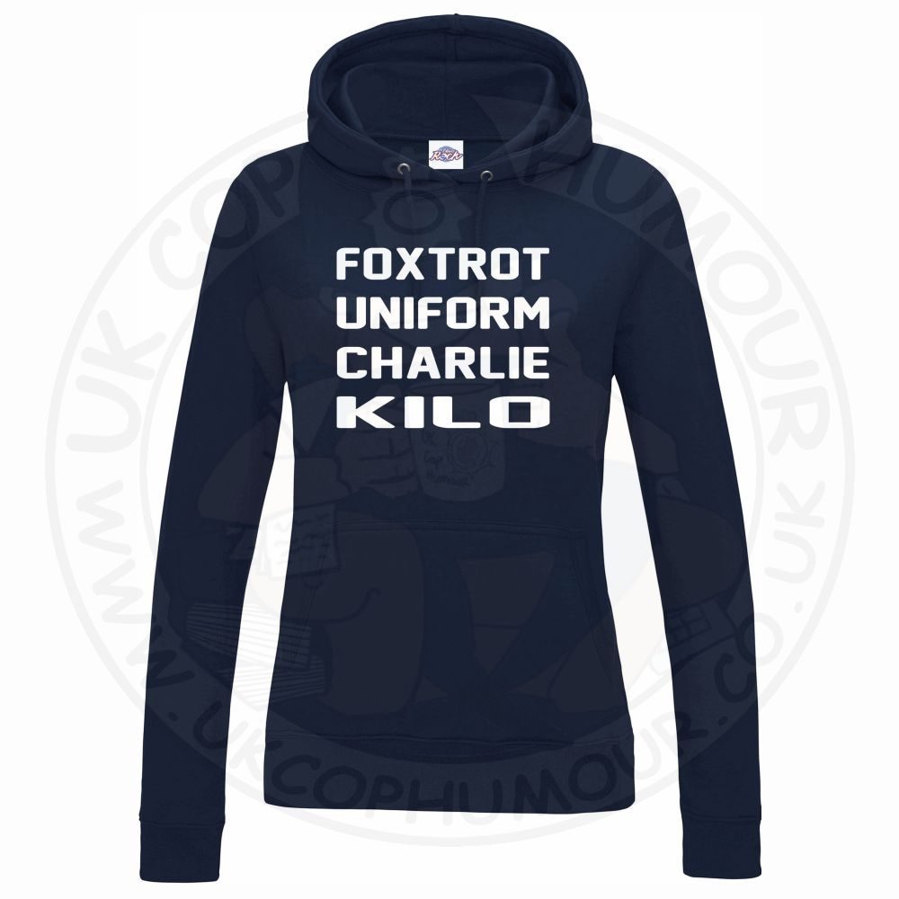 Womens Foxtrot Uniform Charlie Kilo Hoodie - Image 7