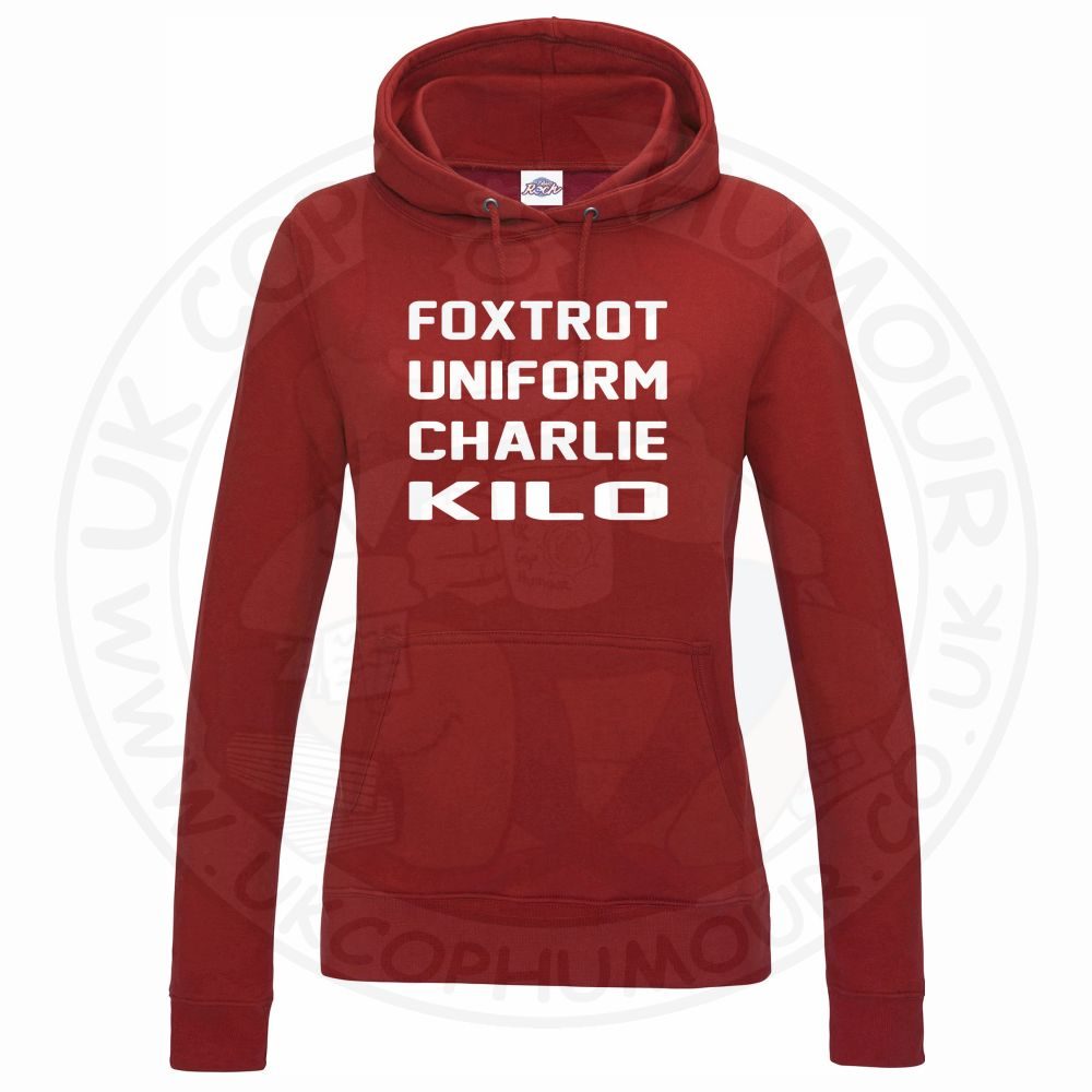 Womens Foxtrot Uniform Charlie Kilo Hoodie - Image 11