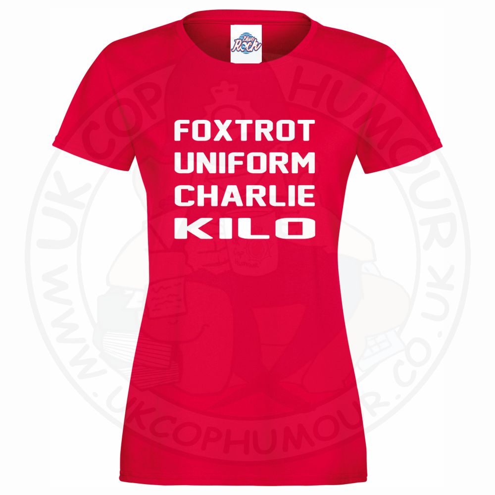 Womens Foxtrot Uniform Charlie Kilo T-Shirt - Image 7