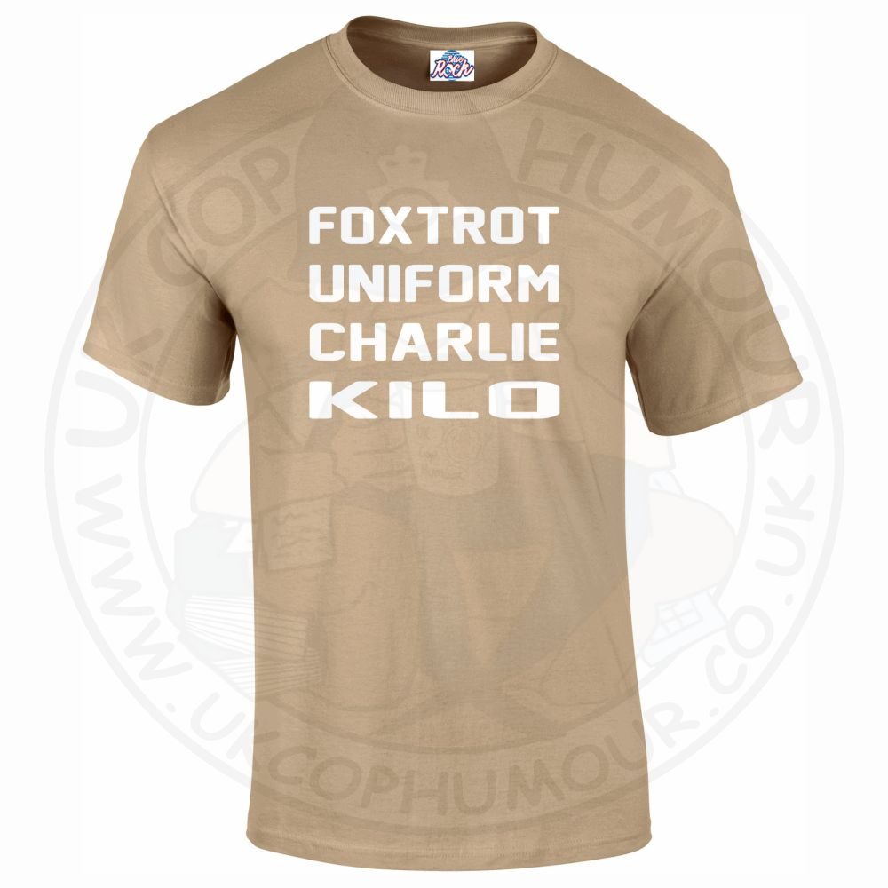 Mens Foxtrot Uniform Charlie Kilo T-Shirt - Image 6