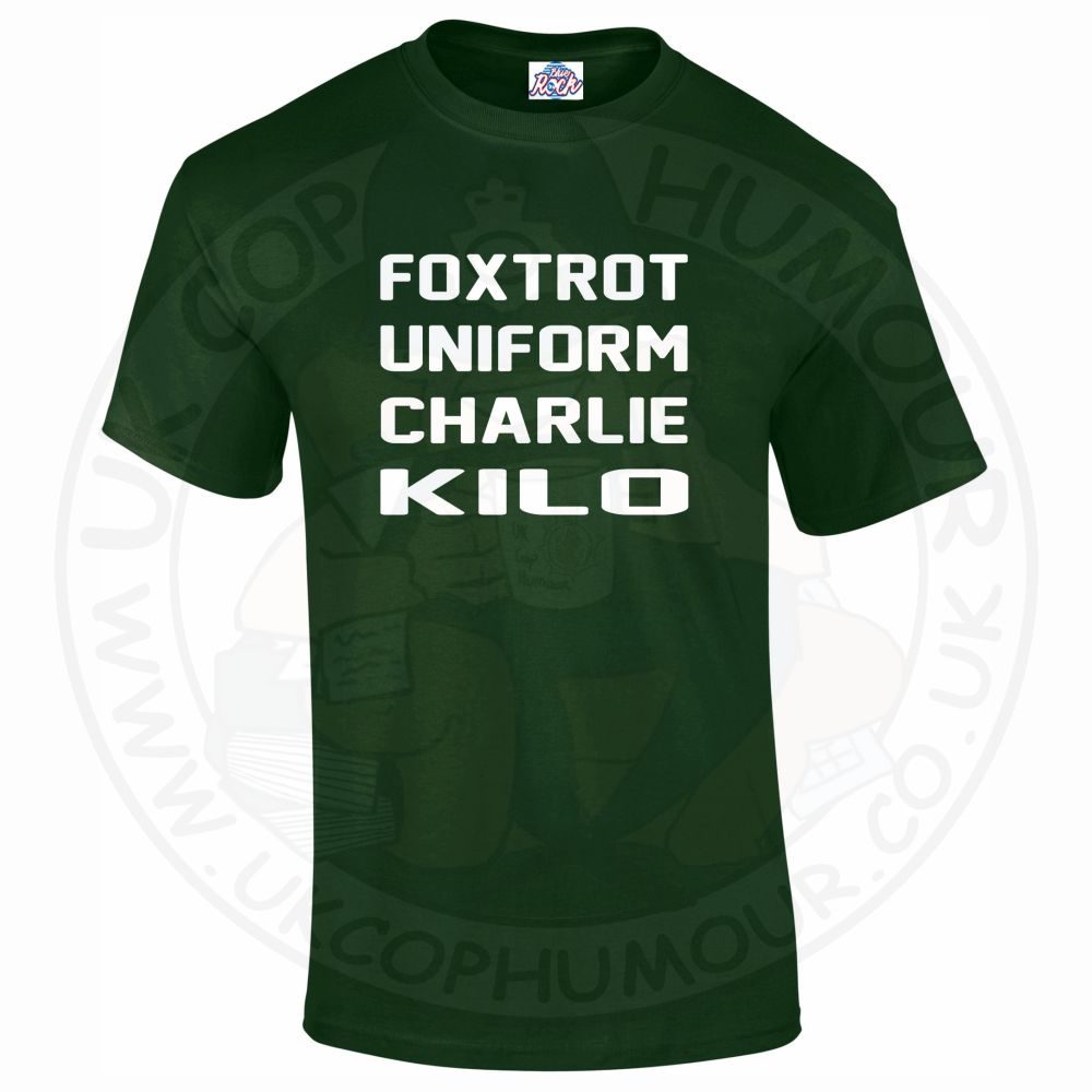 Mens Foxtrot Uniform Charlie Kilo T-Shirt - Image 3