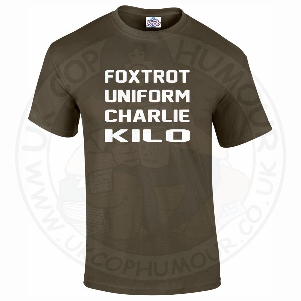 Mens Foxtrot Uniform Charlie Kilo T-Shirt - Image 13