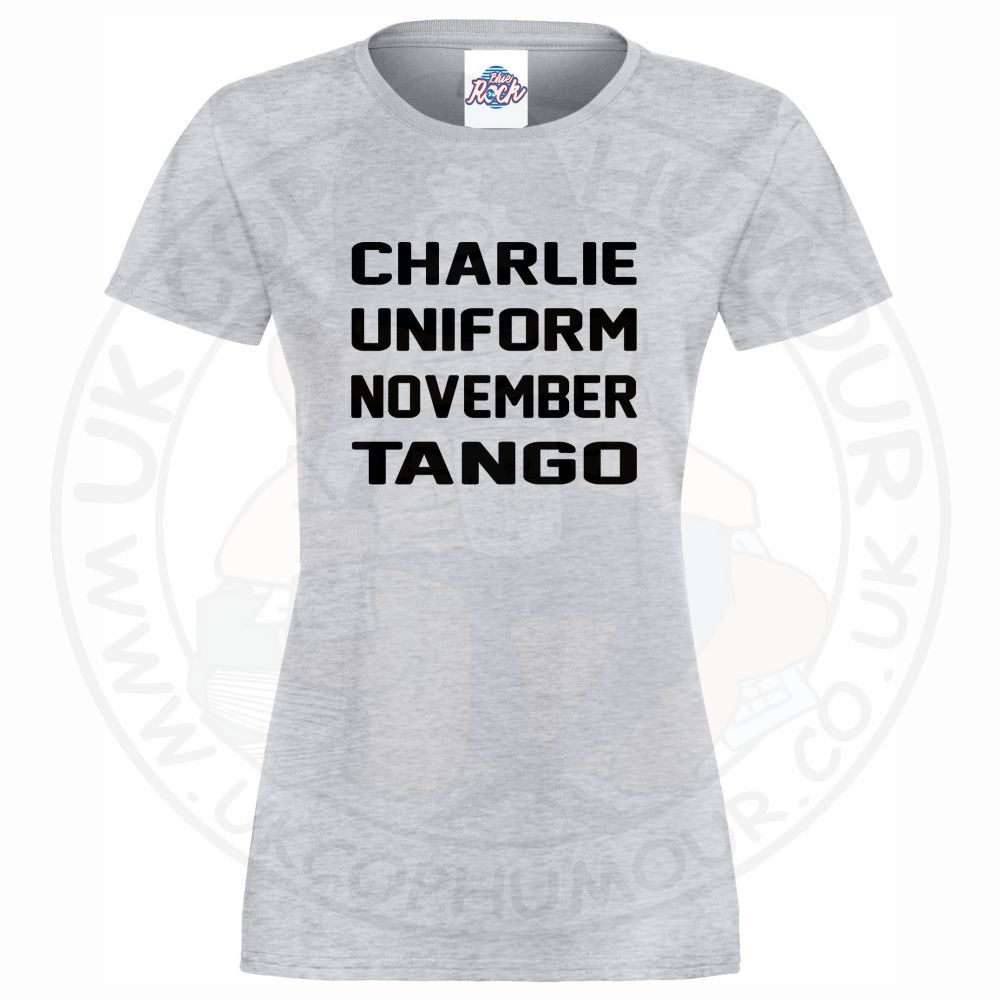 Womens Charlie Uniform November Tango T-Shirt - Image 3