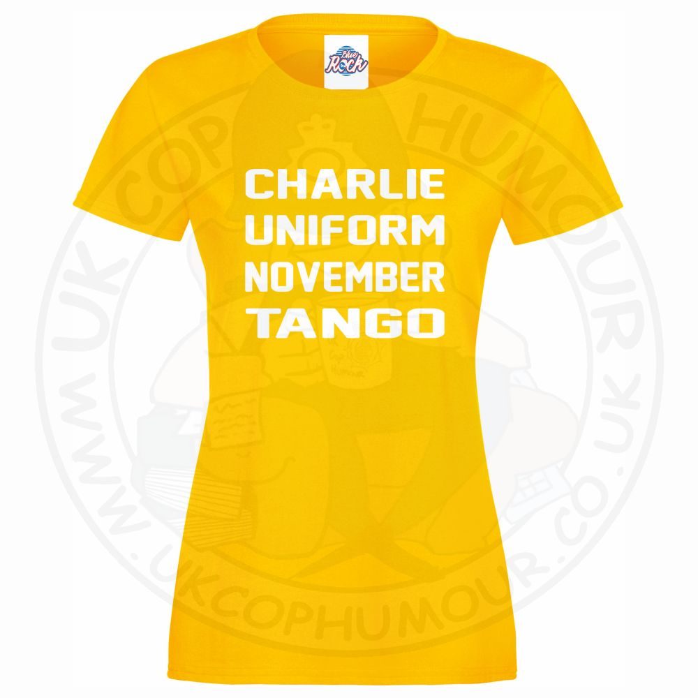 Womens Charlie Uniform November Tango T-Shirt - Image 10