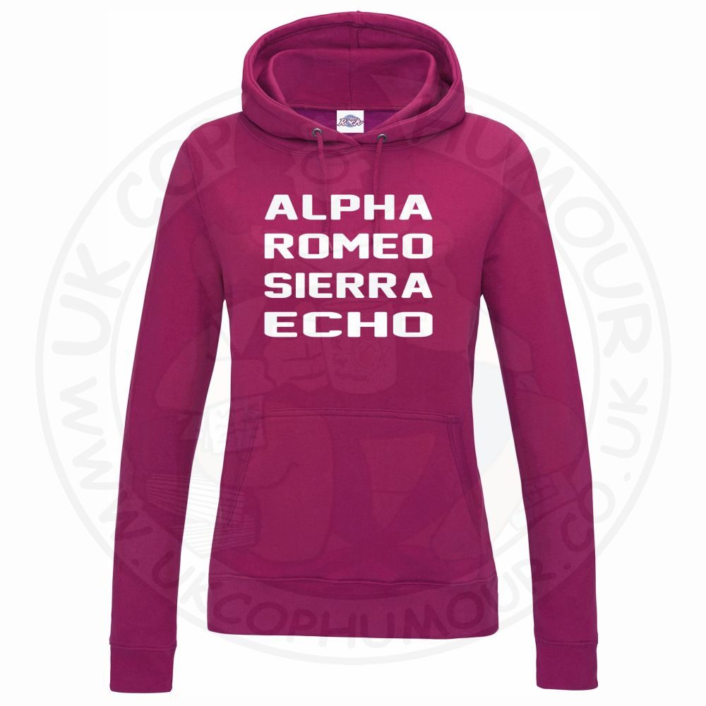 Womens Alpha Romeo Sierra Echo Hoodie - Image 6