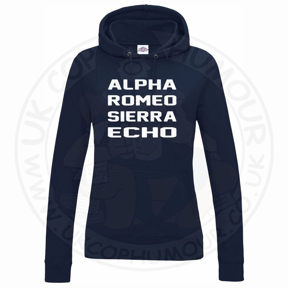 Womens Alpha Romeo Sierra Echo Hoodie - Image 8