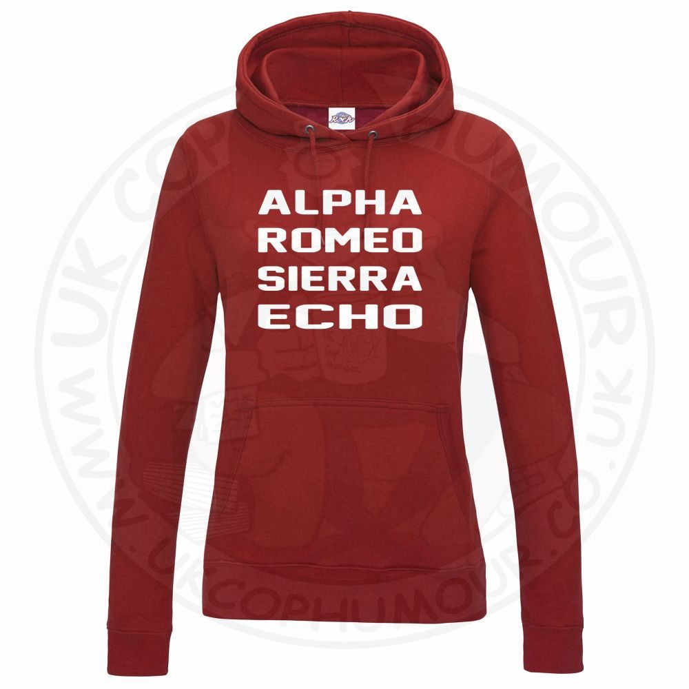 Womens Alpha Romeo Sierra Echo Hoodie - Image 11