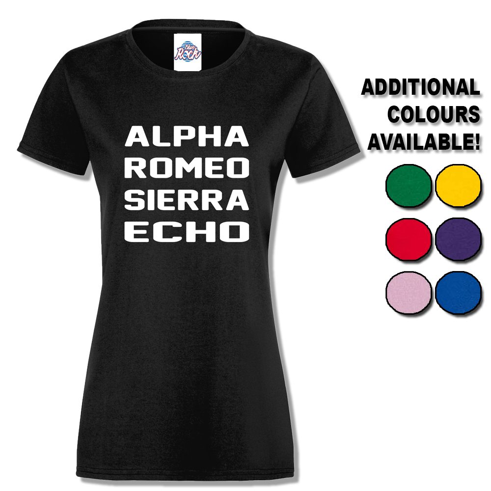 Womens Alpha Romeo Sierra Echo T-Shirt
