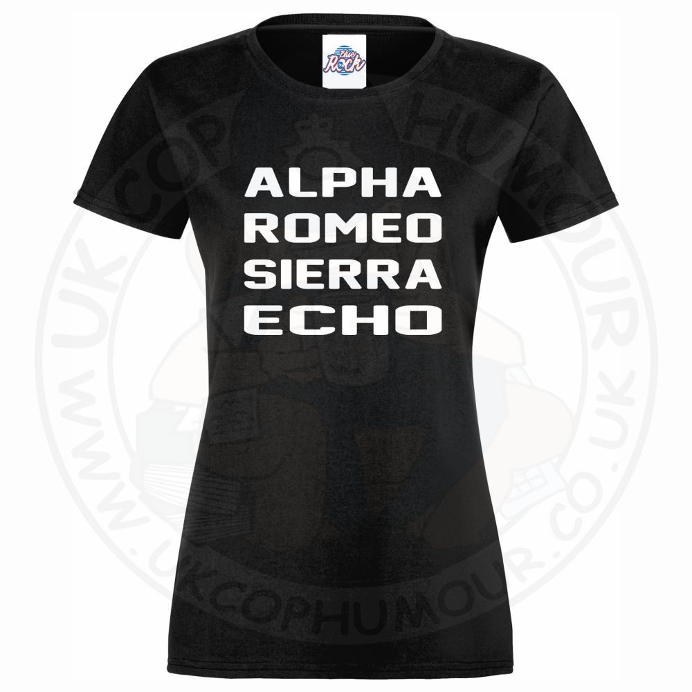 Womens Alpha Romeo Sierra Echo T-Shirt - Image 2