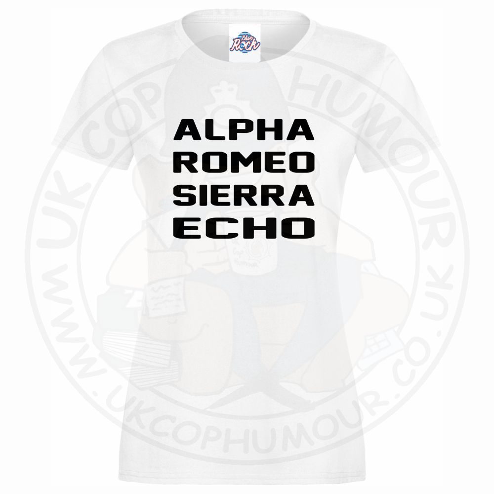 Womens Alpha Romeo Sierra Echo T-Shirt - Image 9