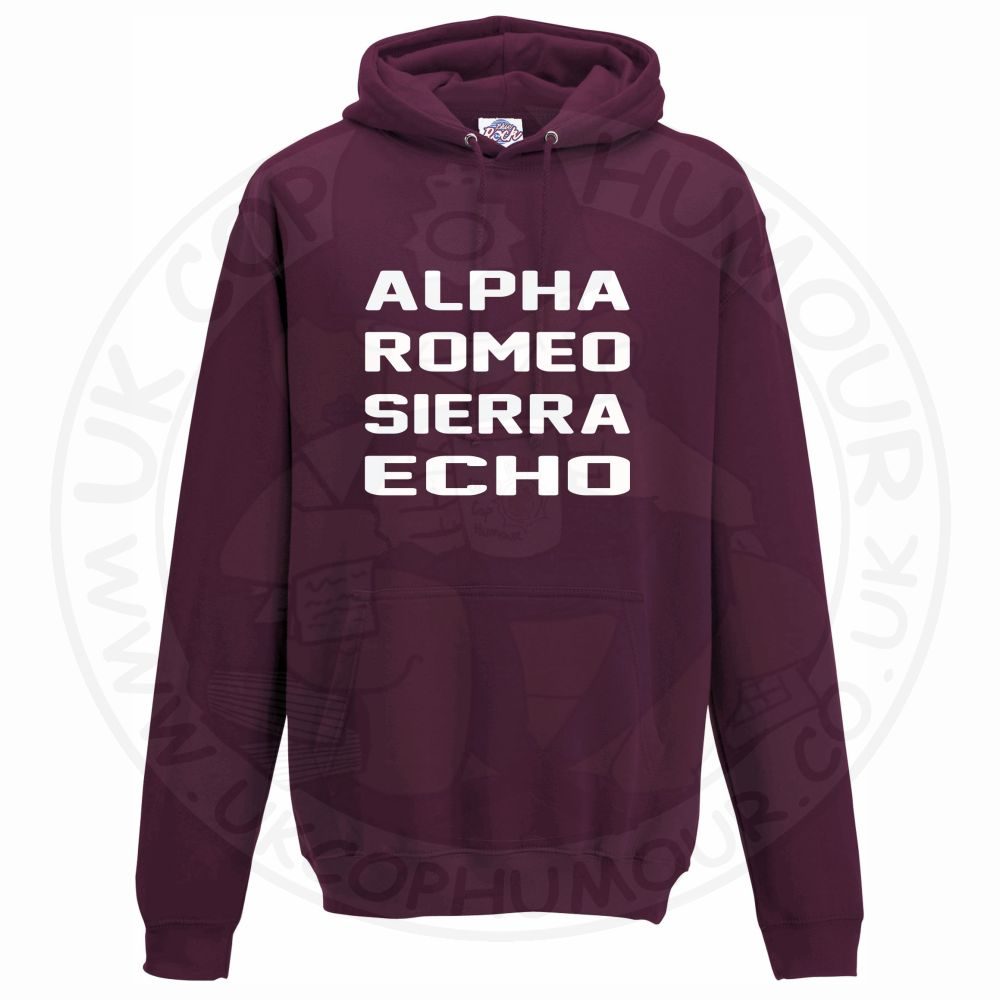 Unisex Alpha Romeo Sierra Echo Hoodie - Image 7