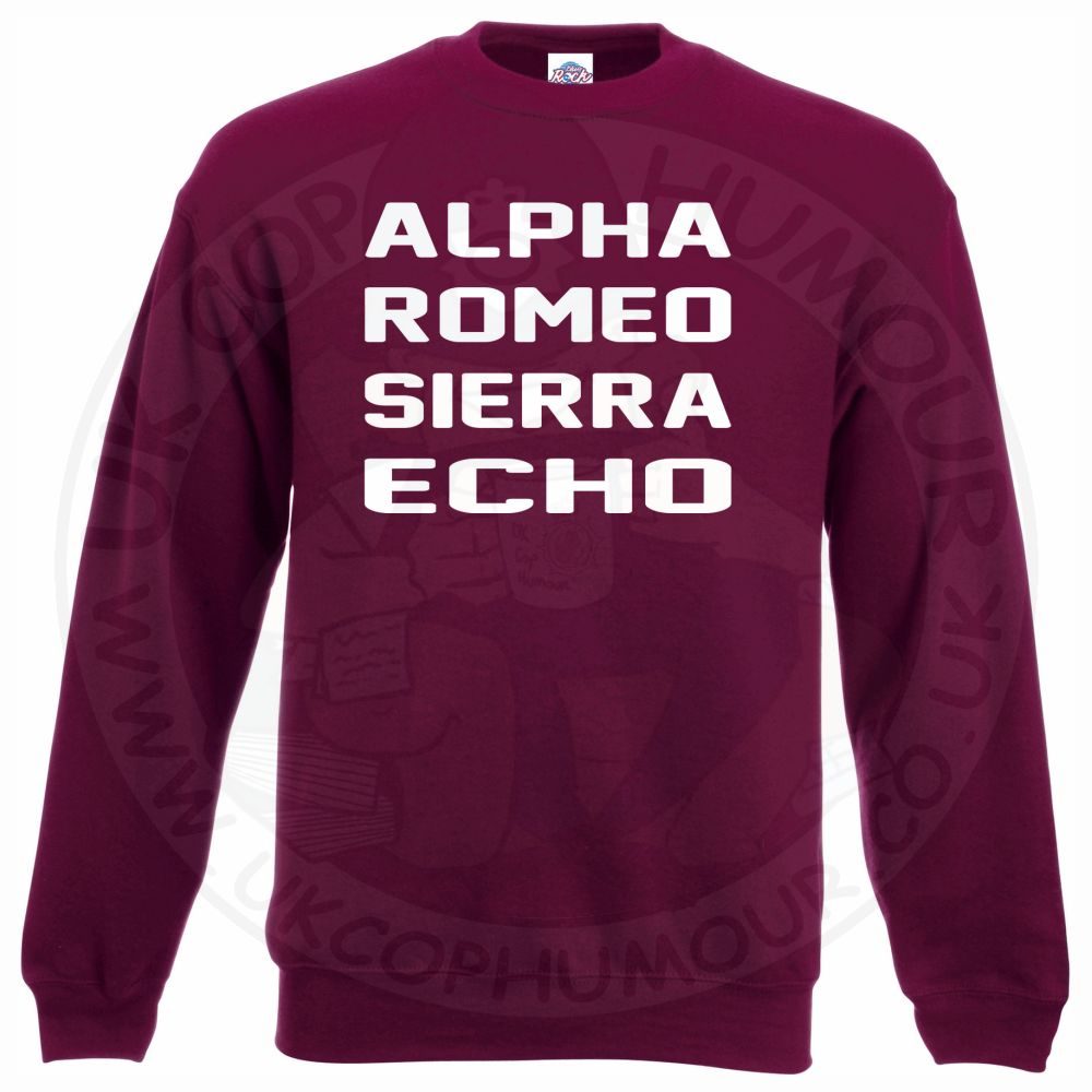Alpha Romeo Sierra Echo Sweatshirt - Image 5