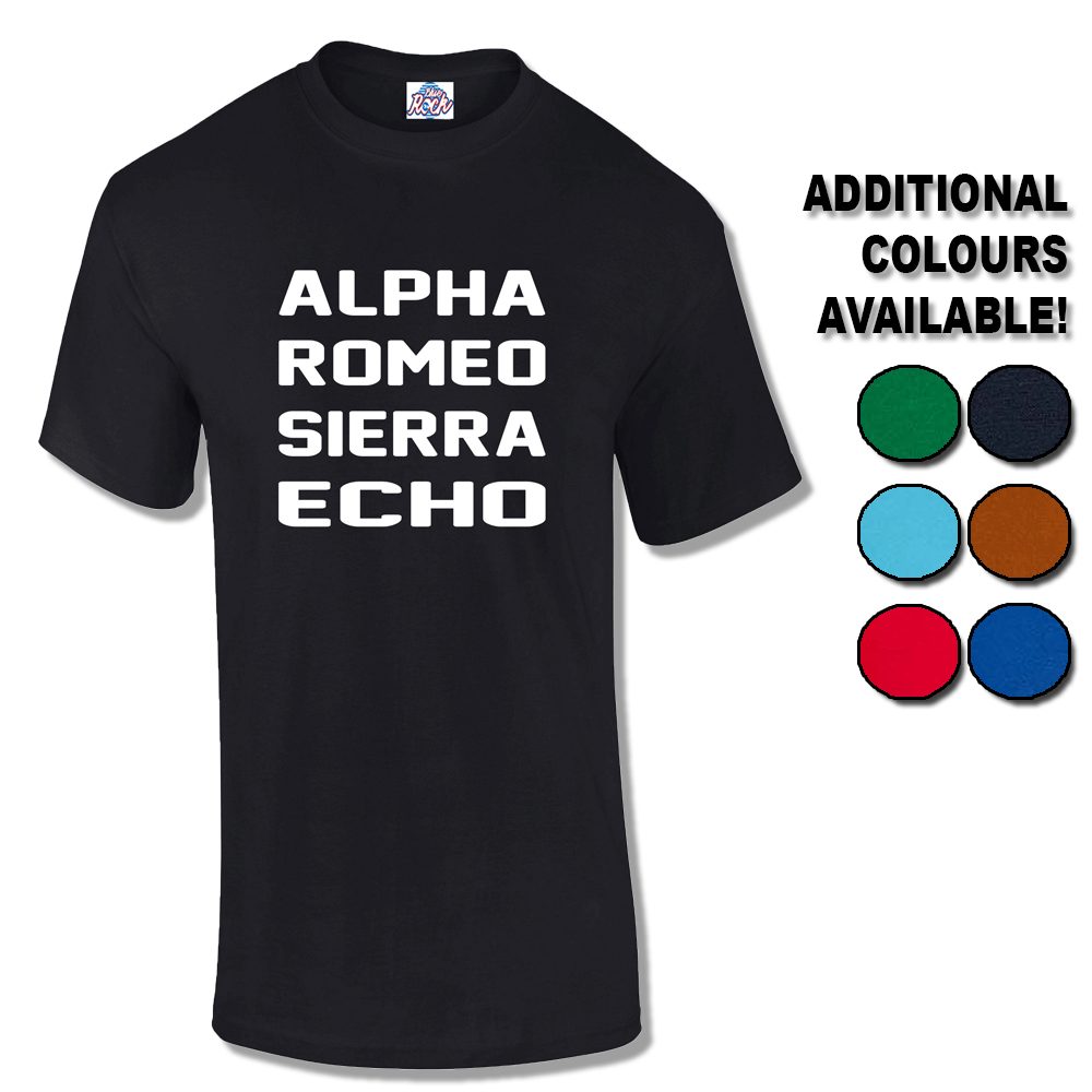 Mens Alpha Romeo Sierra Echo T-Shirt