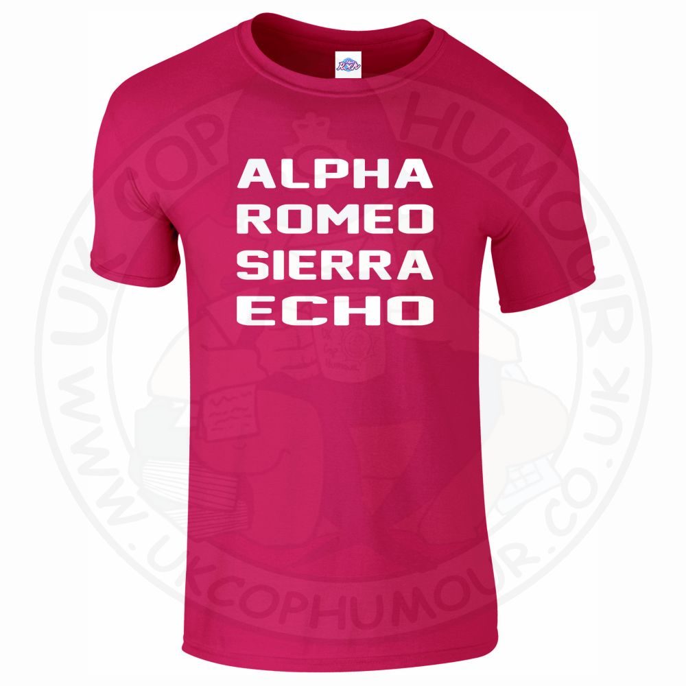 Mens Alpha Romeo Sierra Echo T-Shirt - Image 15