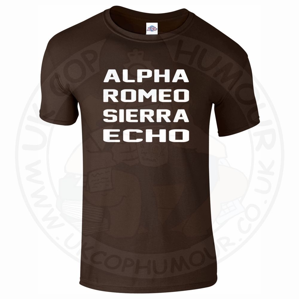 Mens Alpha Romeo Sierra Echo T-Shirt - Image 4