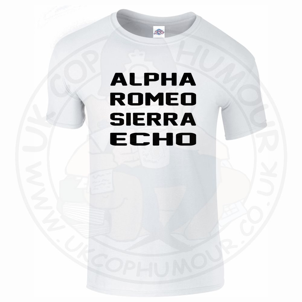 Mens Alpha Romeo Sierra Echo T-Shirt - Image 17
