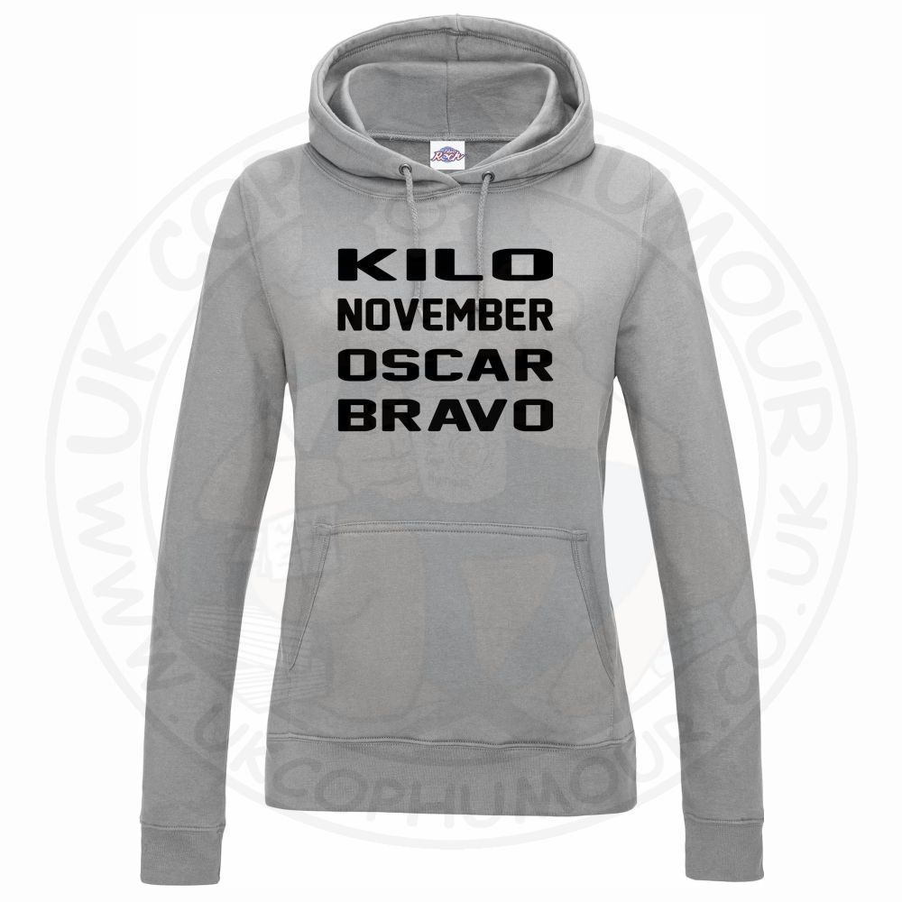 Womens Kilo November Oscar Bravo Hoodie - Image 5