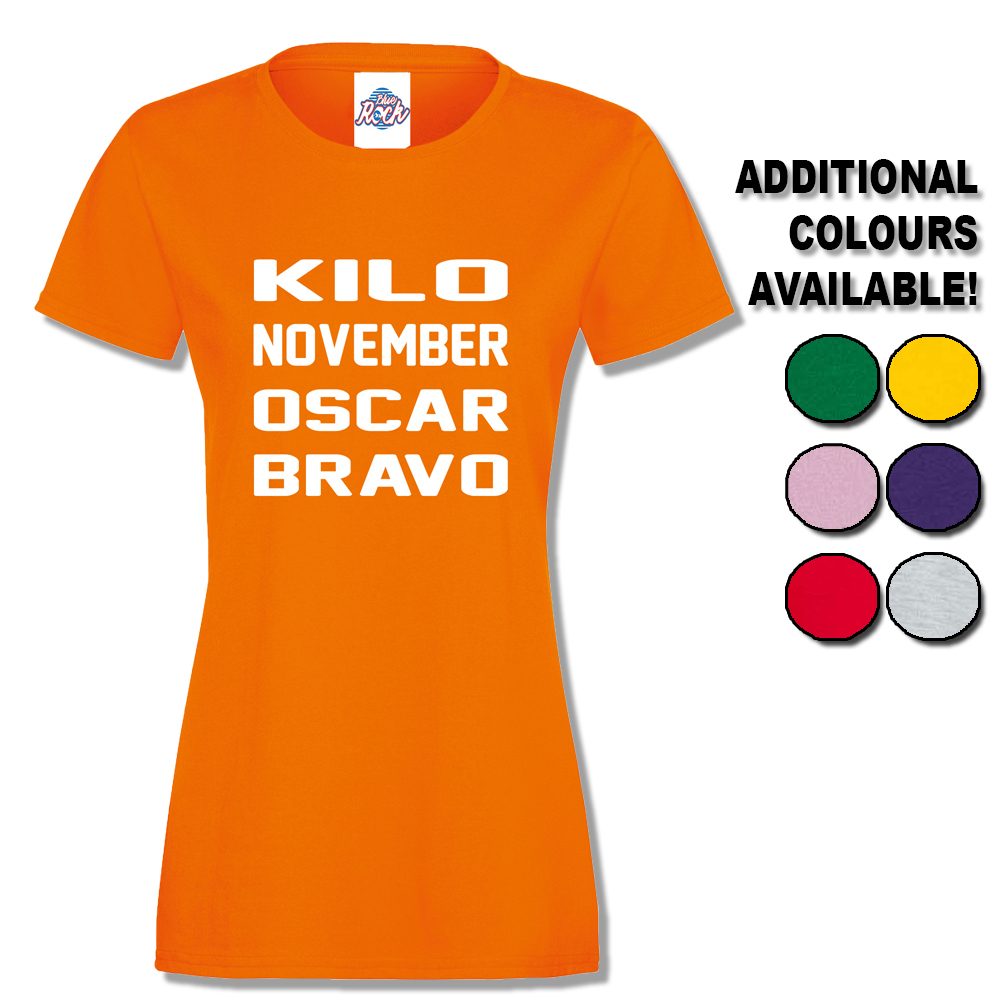 Womens Kilo November Oscar Bravo T-Shirt