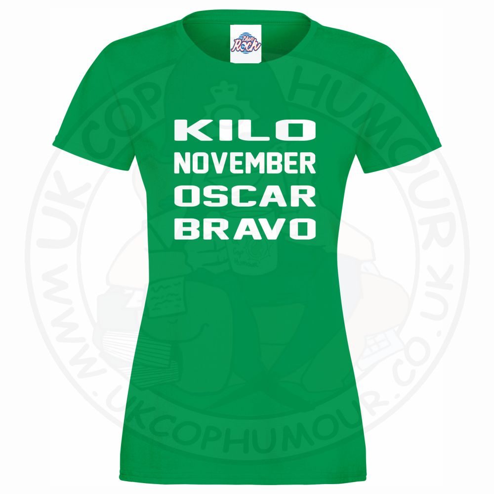 Womens Kilo November Oscar Bravo T-Shirt - Image 3