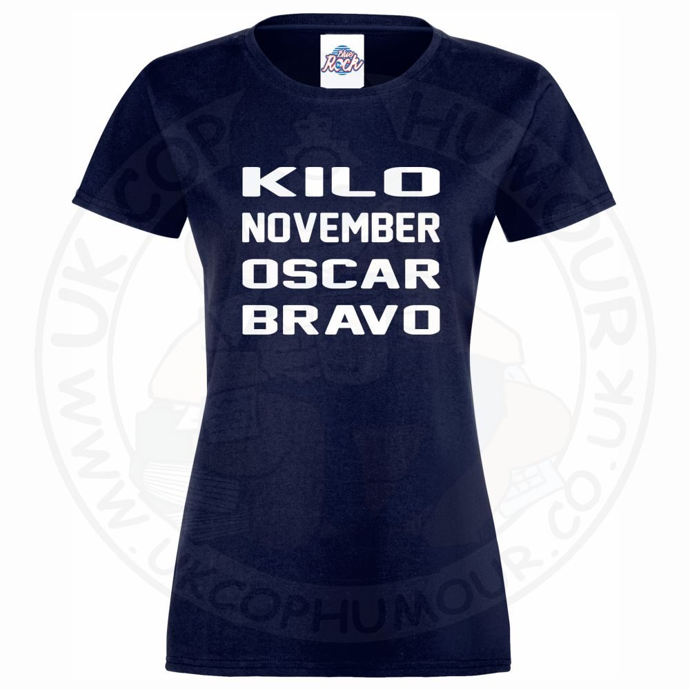 Womens Kilo November Oscar Bravo T-Shirt - Image 5