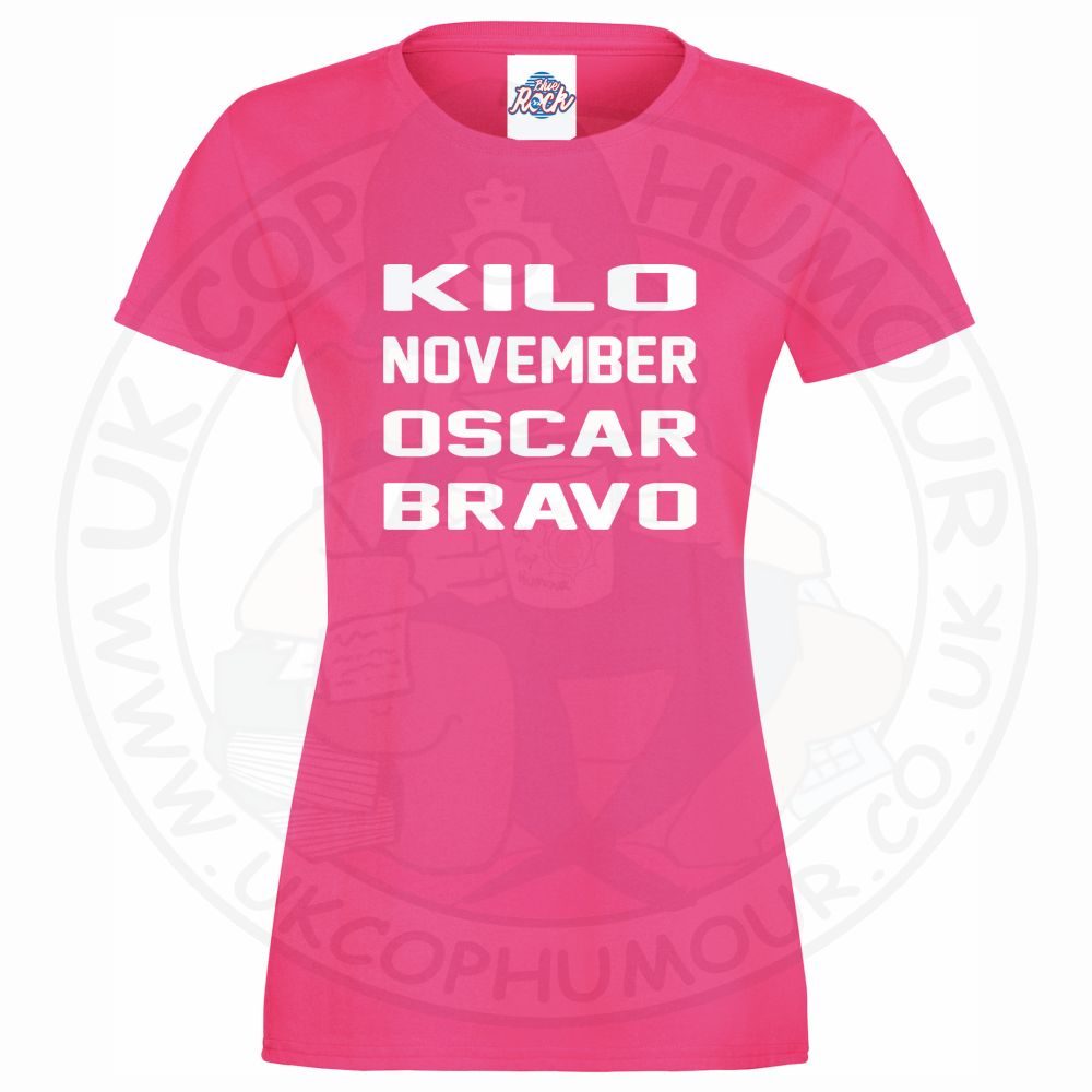Womens Kilo November Oscar Bravo T-Shirt - Image 6
