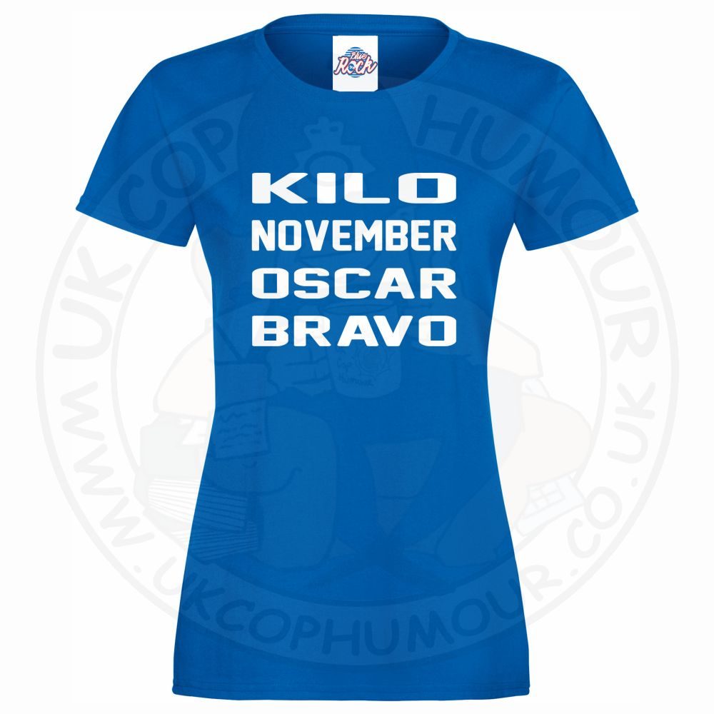 Womens Kilo November Oscar Bravo T-Shirt - Image 8