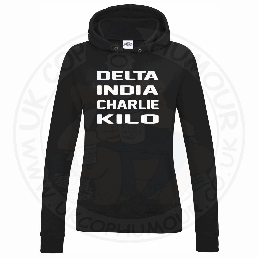 Womens Delta India Charlie Kilo Hoodie - Image 2