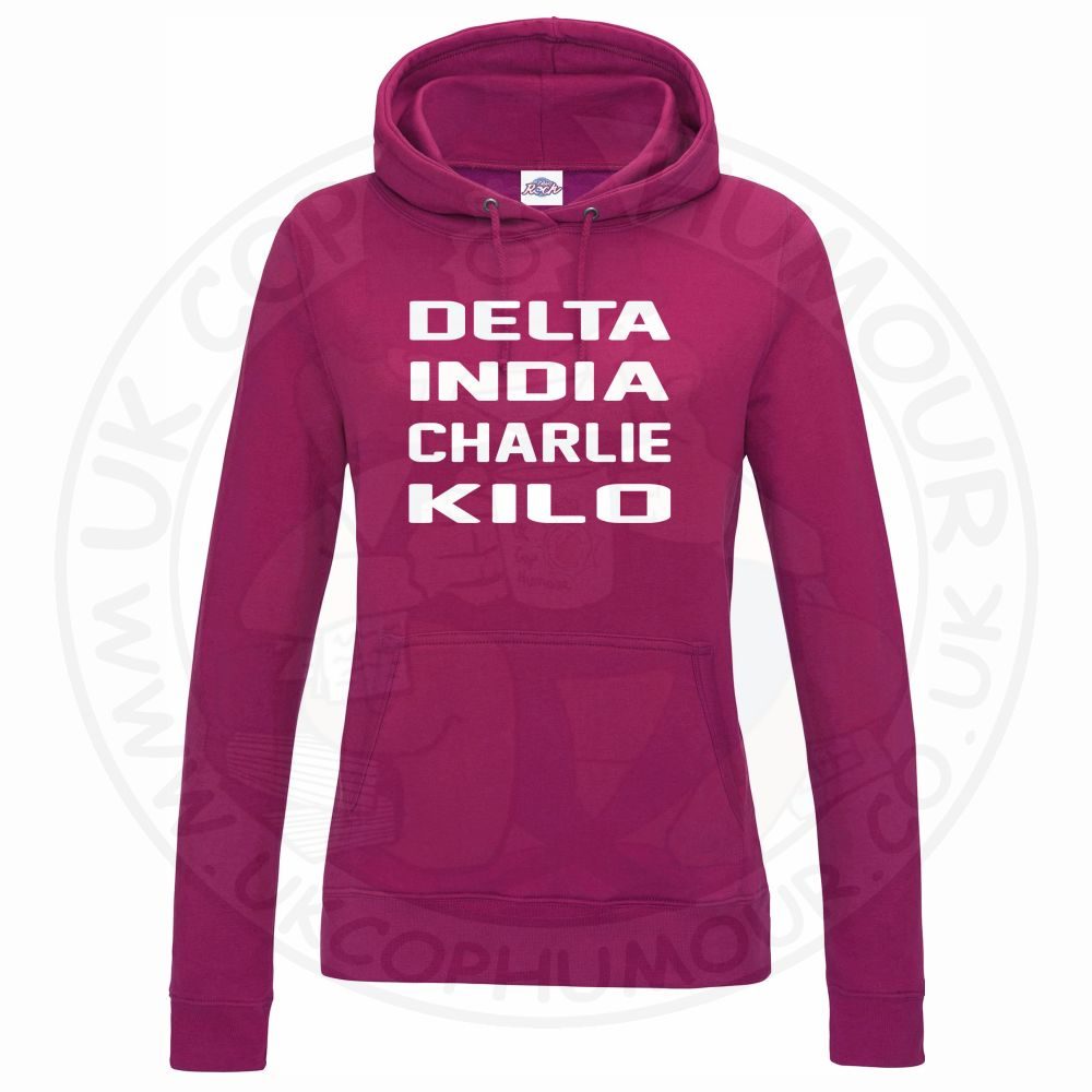 Womens Delta India Charlie Kilo Hoodie - Image 6