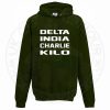 Unisex Delta India Charlie Kilo Hoodie - Image 4