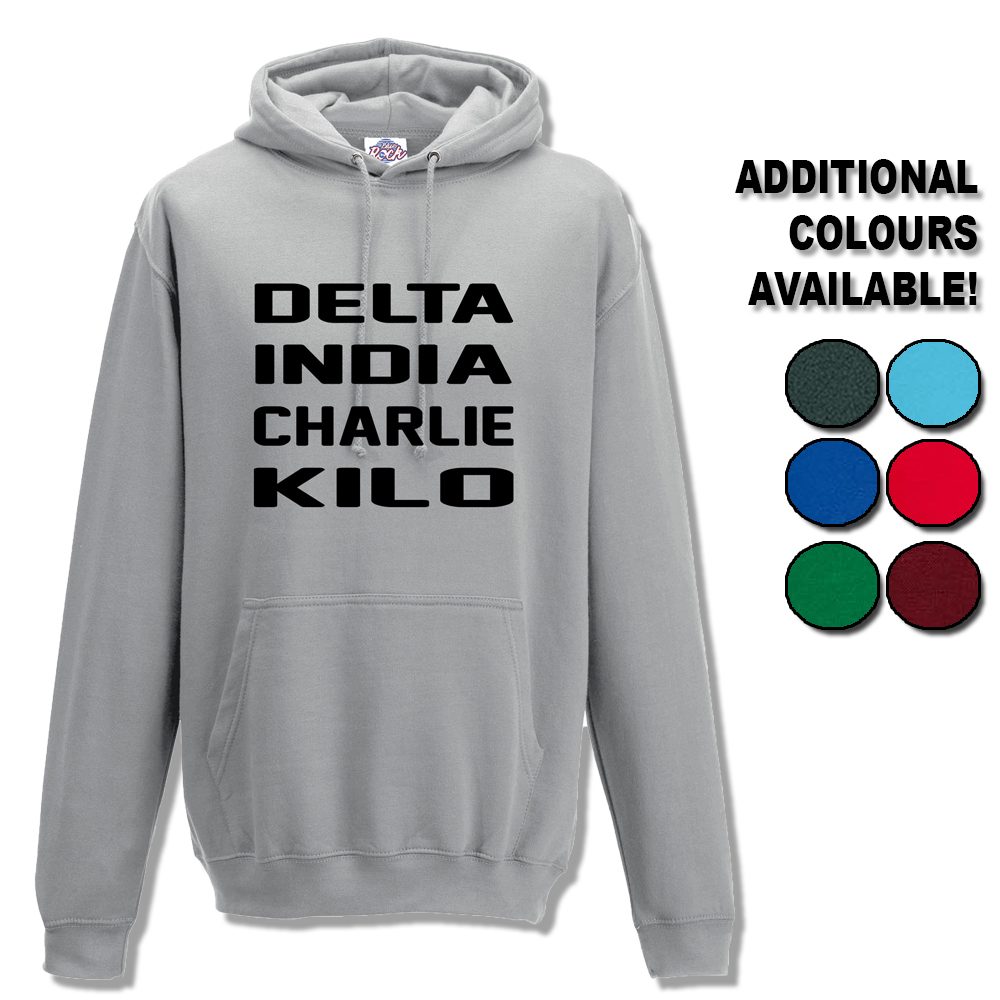 Unisex Delta India Charlie Kilo Hoodie