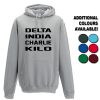 Unisex Delta India Charlie Kilo Hoodie