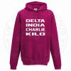 Unisex Delta India Charlie Kilo Hoodie - Image 6