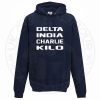 Unisex Delta India Charlie Kilo Hoodie - Image 8
