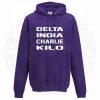 Unisex Delta India Charlie Kilo Hoodie - Image 11