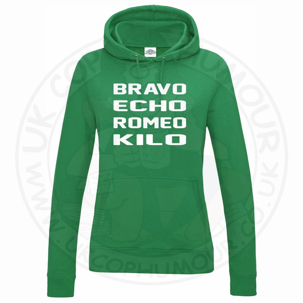 Womens Bravo Echo Romeo Kilo Hoodie - Image 4