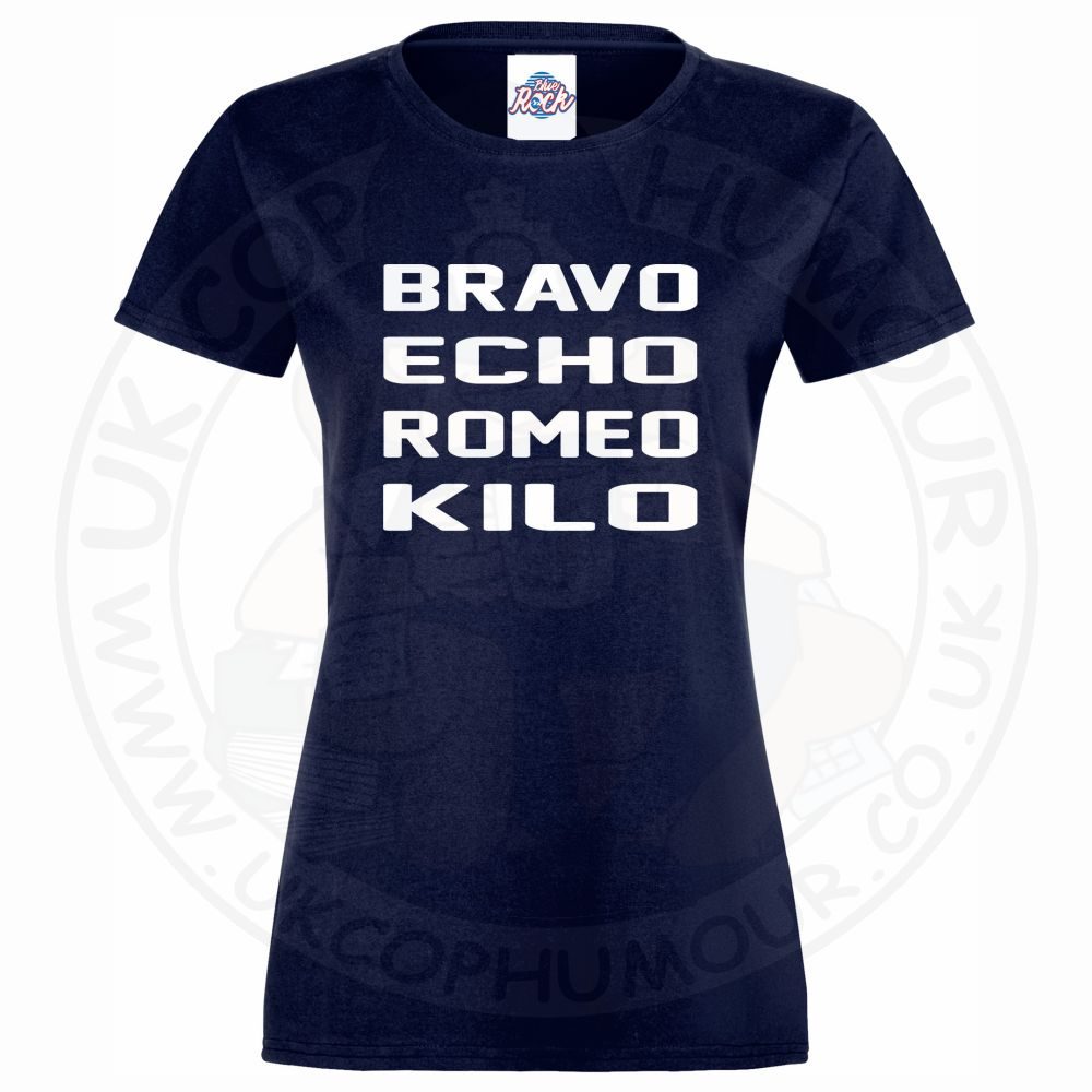 Womens Bravo Echo Romeo Kilo T-Shirt - Image 5