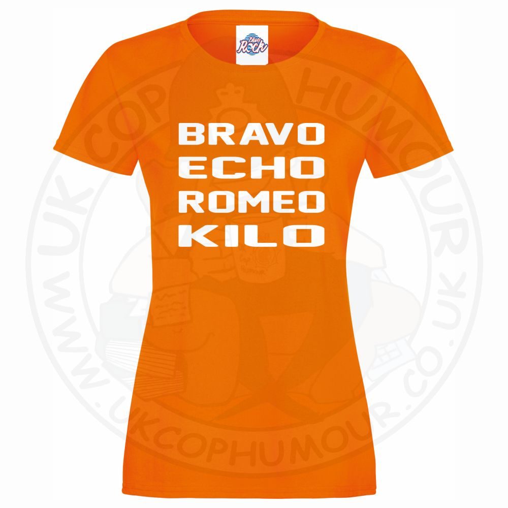 Womens Bravo Echo Romeo Kilo T-Shirt - Image 6