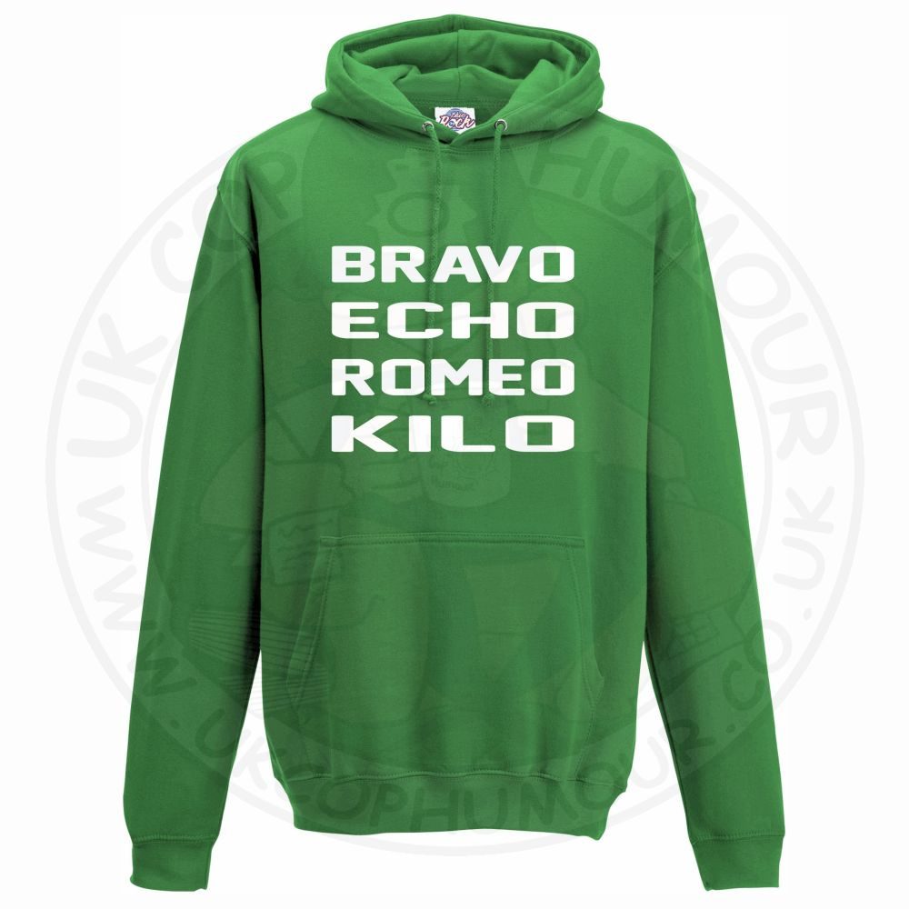Unisex Bravo Echo Romeo Kilo Hoodie - Image 5