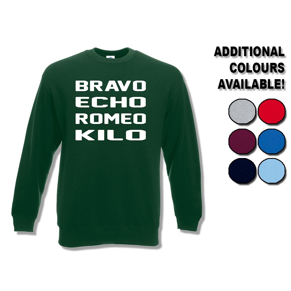 Bravo Echo Romeo Kilo Sweatshirt