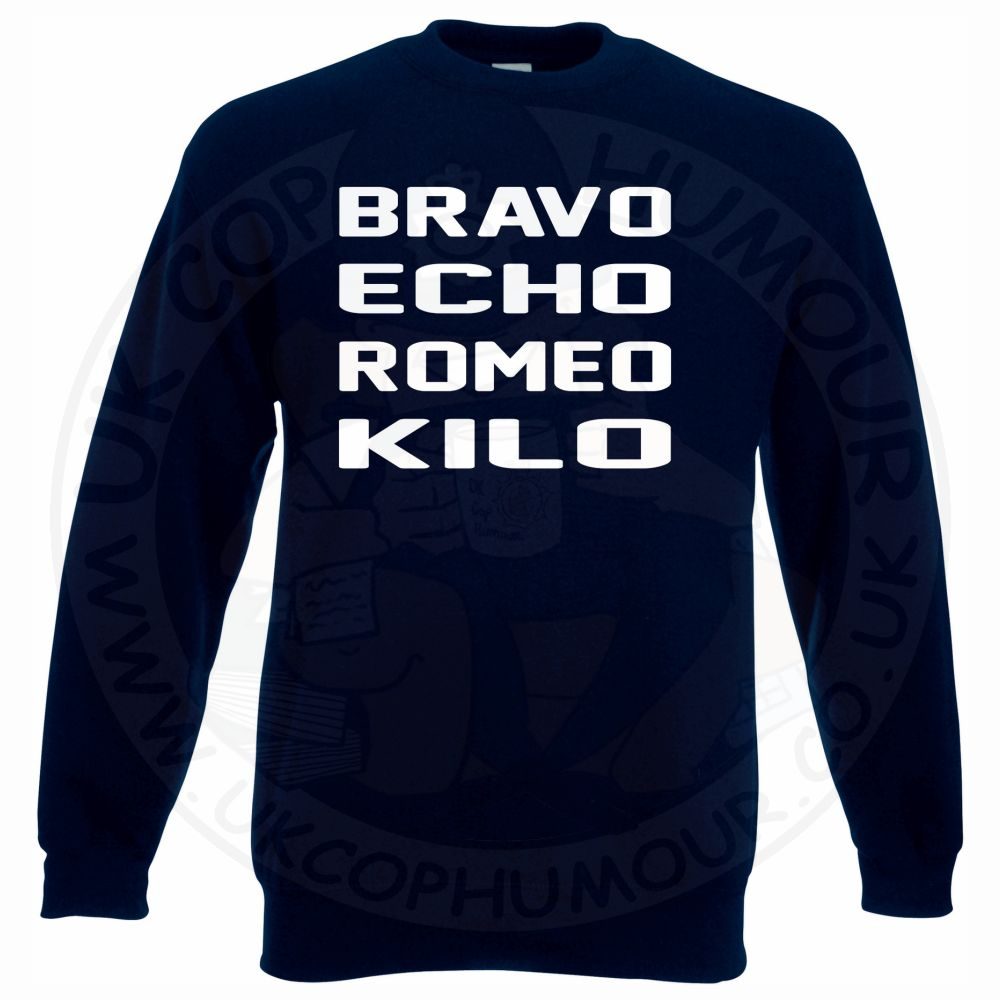 Bravo Echo Romeo Kilo Sweatshirt - Image 6