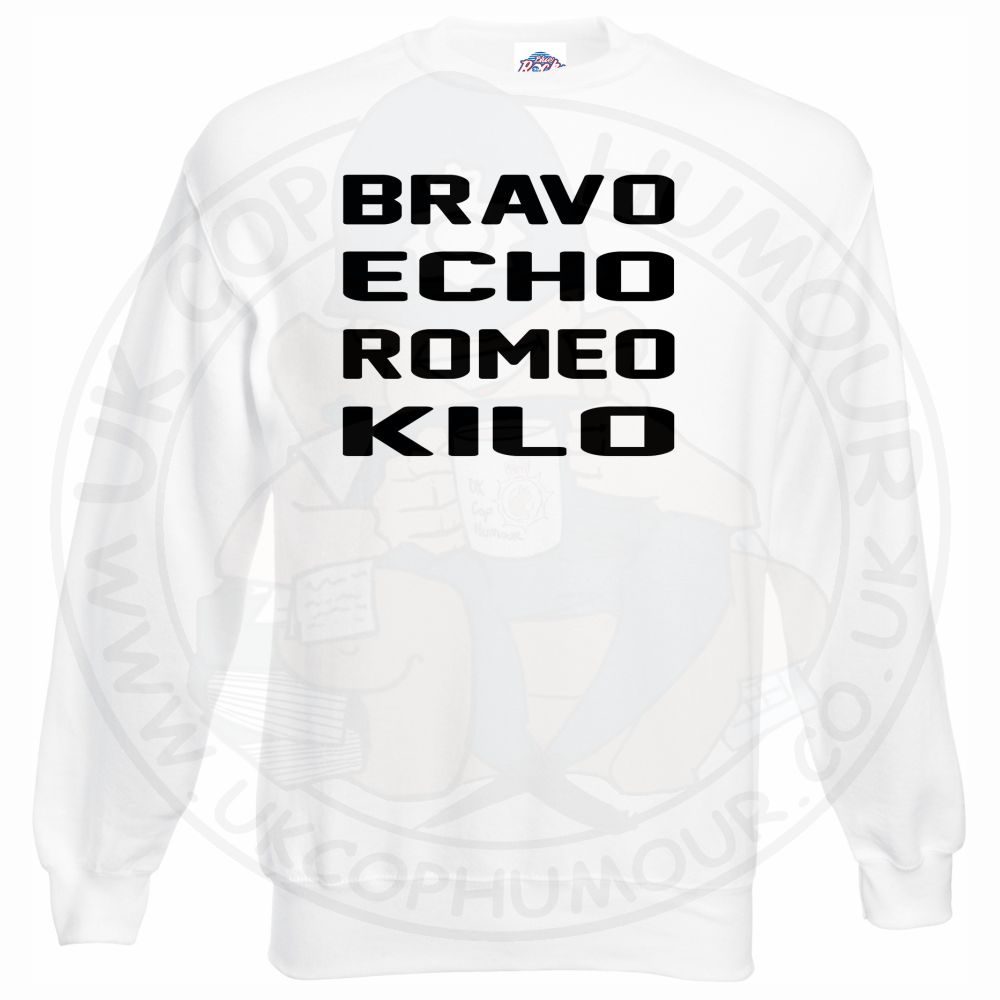 Bravo Echo Romeo Kilo Sweatshirt - Image 10