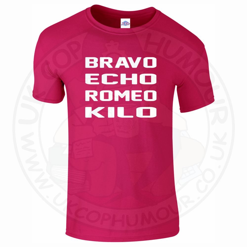 Mens Bravo Echo Romeo Kilo T-Shirt - Image 15