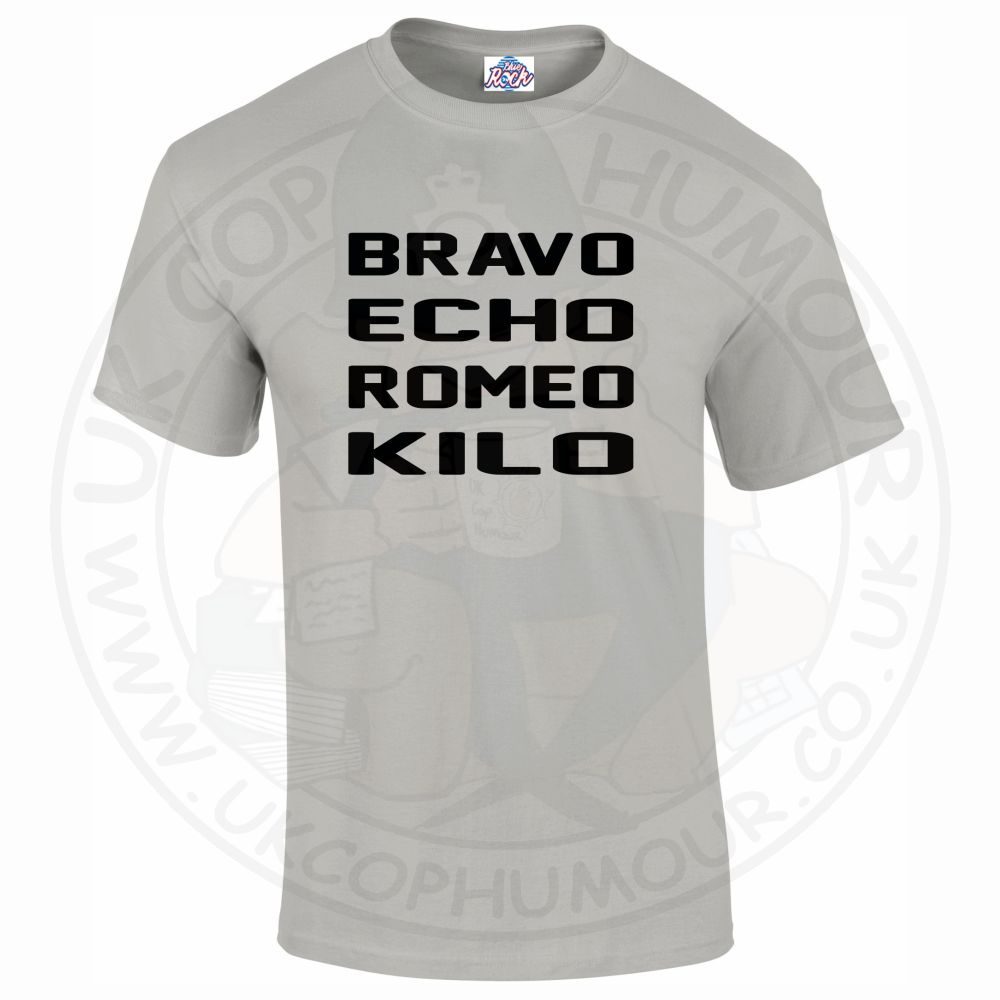 Mens Bravo Echo Romeo Kilo T-Shirt - Image 6