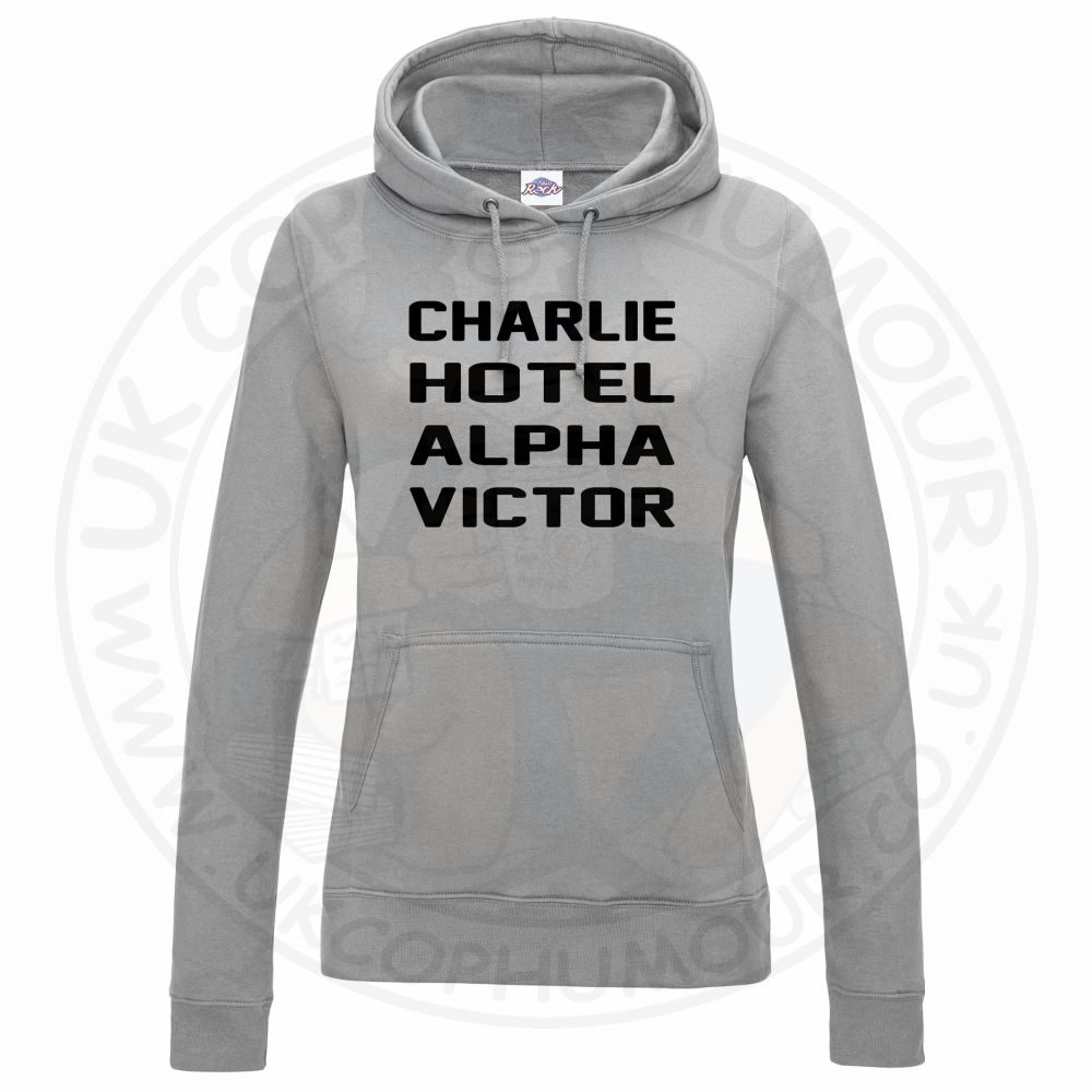 Womens Charlie Hotel Alpha Victor Hoodie - Image 4