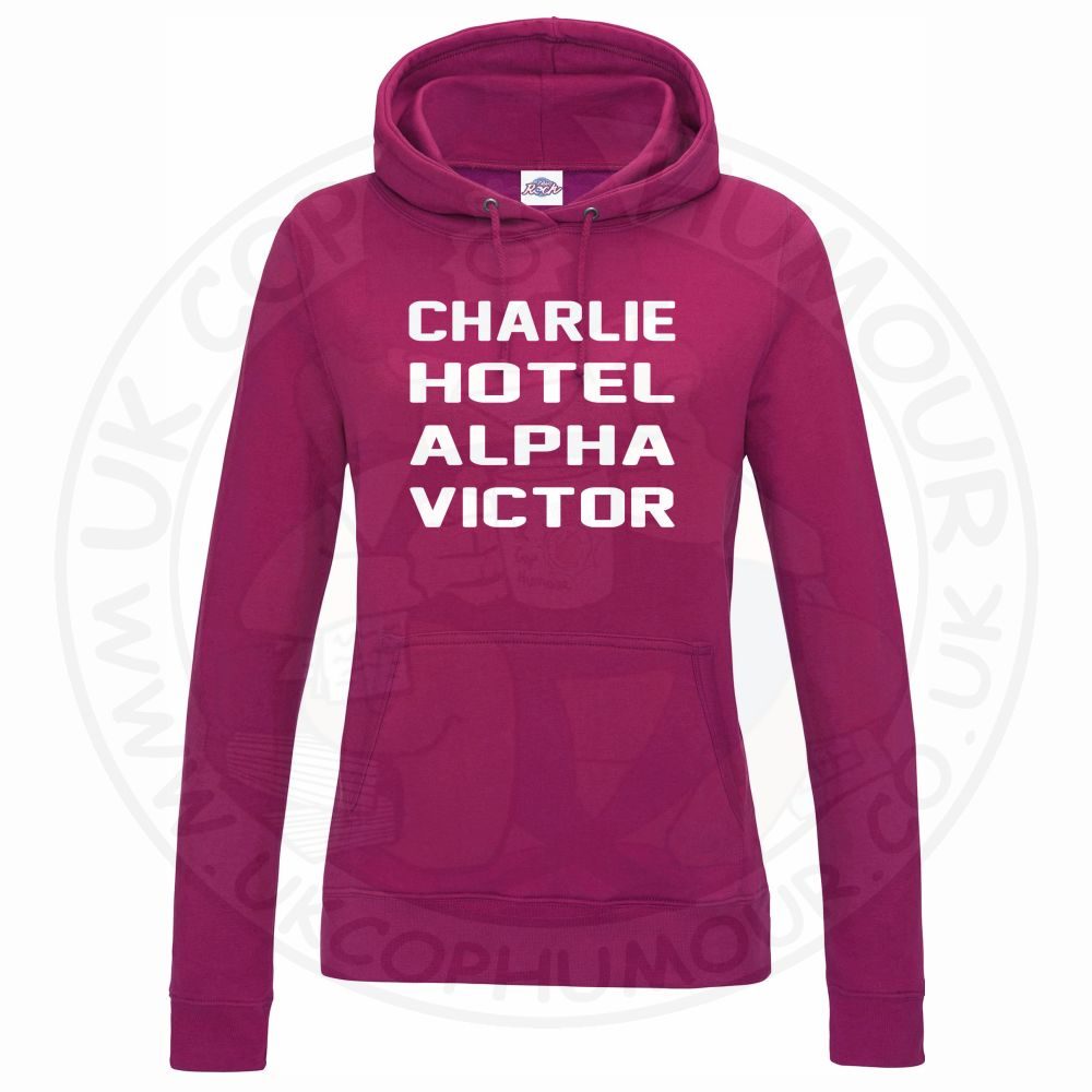 Womens Charlie Hotel Alpha Victor Hoodie - Image 5