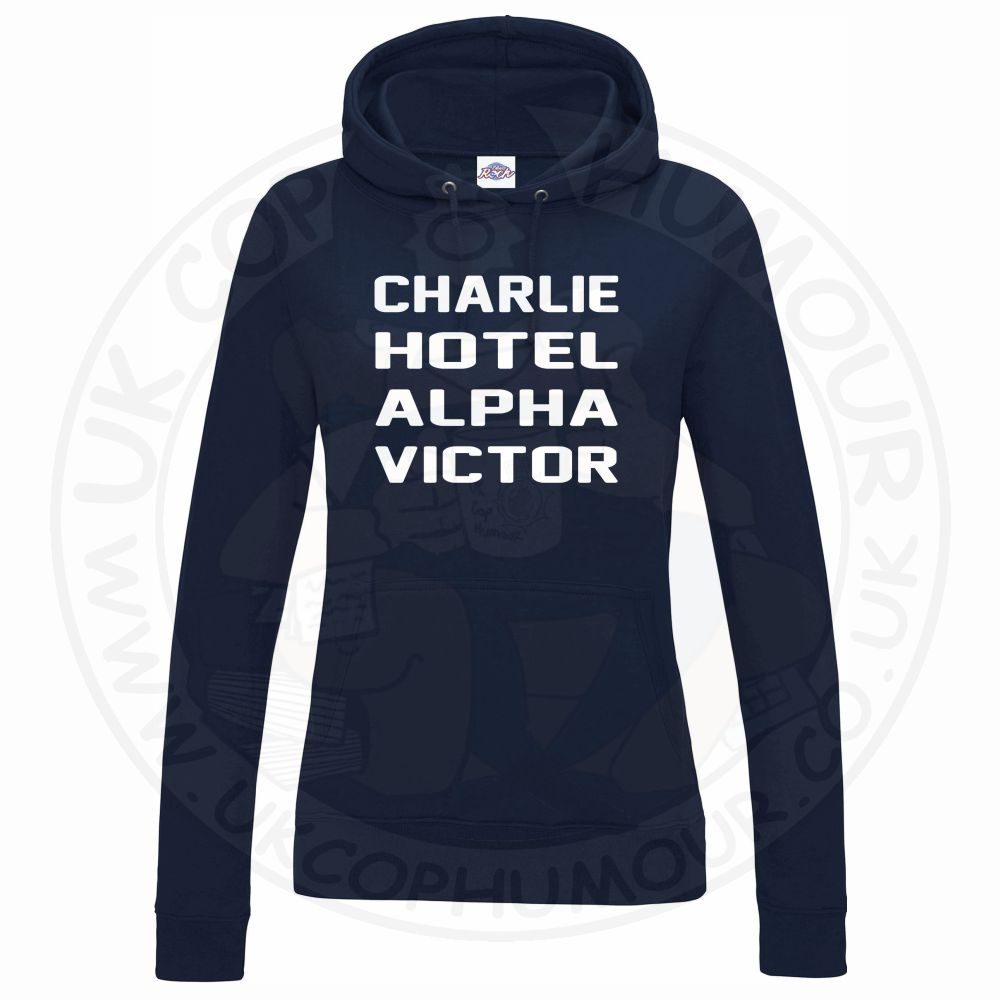 Womens Charlie Hotel Alpha Victor Hoodie - Image 7