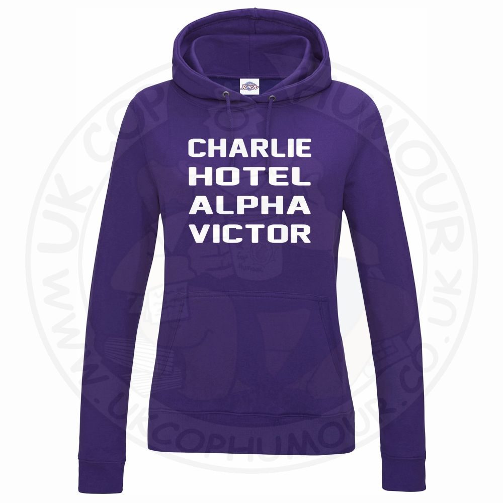 Womens Charlie Hotel Alpha Victor Hoodie - Image 10