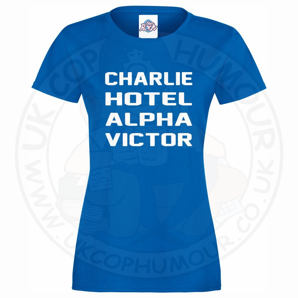 Womens Charlie Hotel Alpha Victor T-Shirt - Image 8