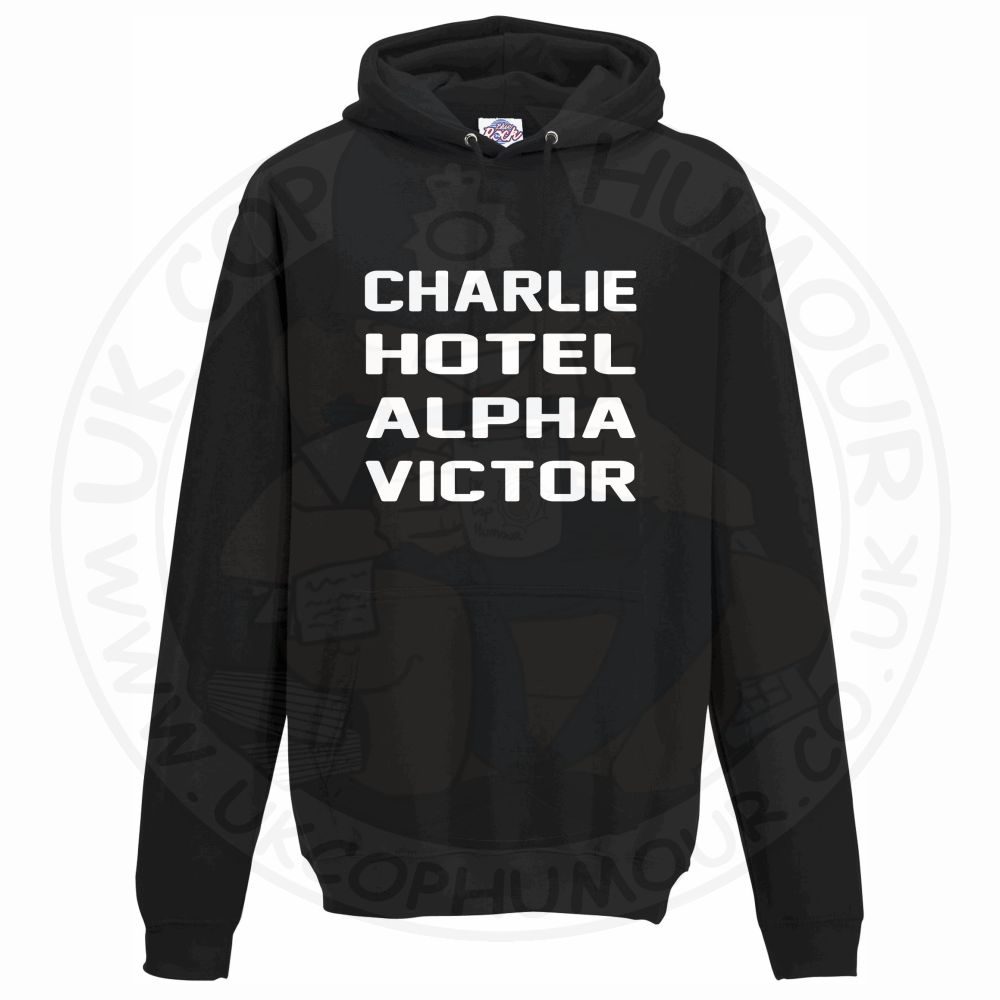 Unisex Charlie Hotel Alpha Victor Hoodie - Image 3