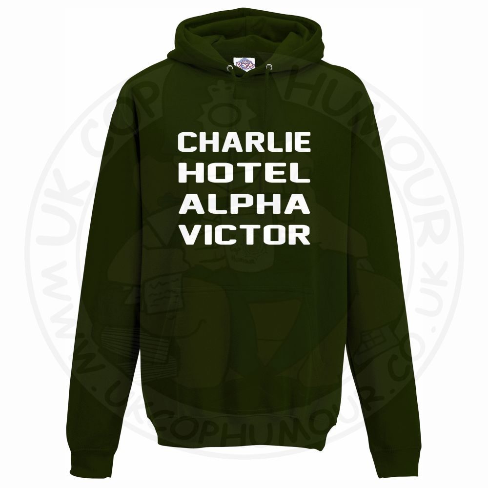 Unisex Charlie Hotel Alpha Victor Hoodie - Image 4